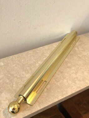Clothes Valet Garment Pull-out Rod in Polished Brass for Closet hanging